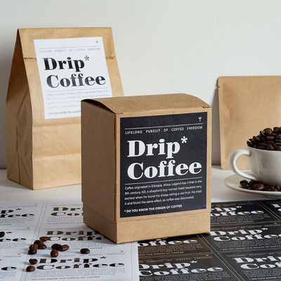 kaufen 10 cm Tropfkaffeeverpackung Handgefertigte Kekse Süßigkeiten Geschenk Karton Faltschachteln online manufacture