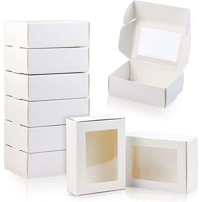 Buy Soap Corrugated Display Boxes Matte Gloss Eco Friendly Window Kraft Boxes online manufacture