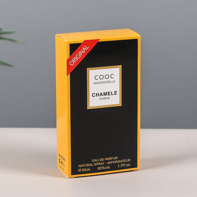 kaufen Custom Printed Cosmetic Packaging Boxes Papierboxen für Parfüms Alltagsprodukte mit Fenster-Geschenkboxen online manufacture