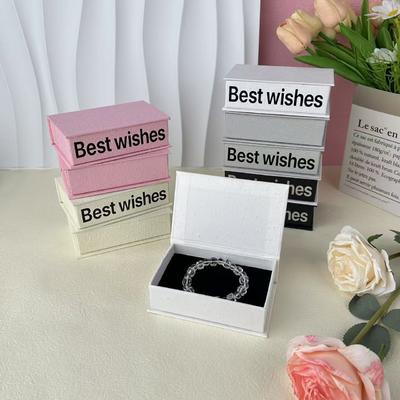 satın al Crystal Bracelet Packaging Box Magnetic Gift Box Flip Gift Box Jewelry Box Packaging Jewelry Box online manufacture
