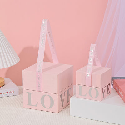 kaufen Himmel und Erde Geschenkbox-Set, Dual-Color-Romantik-Verpackung, Rosa Puderblau, Silberprägung, Geburtstags-Kosmetik-Präsentationsbox online manufacture