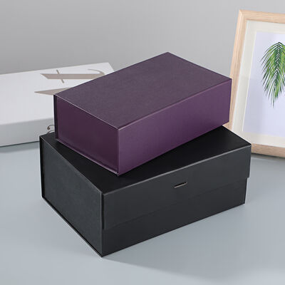 buy Custom Large Black Rigid One-Piece Foldable Flip-Top Gift Box – Premium Collapsible Packaging For Big-Size Gifts online manufacture