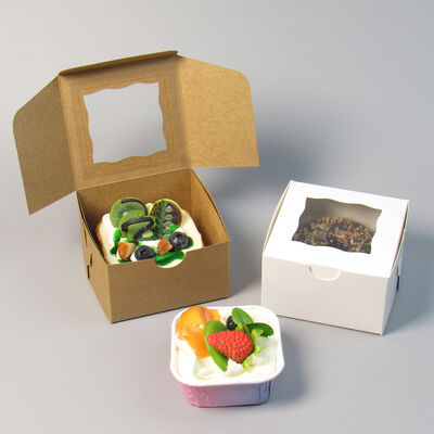acheter Boîte d'emballage de gâteaux de 3 pouces avec fenêtre, boîte d'emballage de biscuits et biscuits à une pièce online manufacture