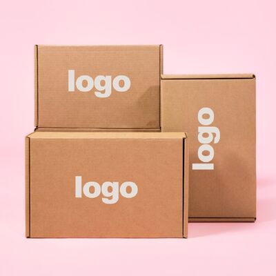 Buy Eco Friendly Durable Natural Custom Logo Pack Folding Shipping Mailing Kraft Paper Carton Mailer Box online manufacture