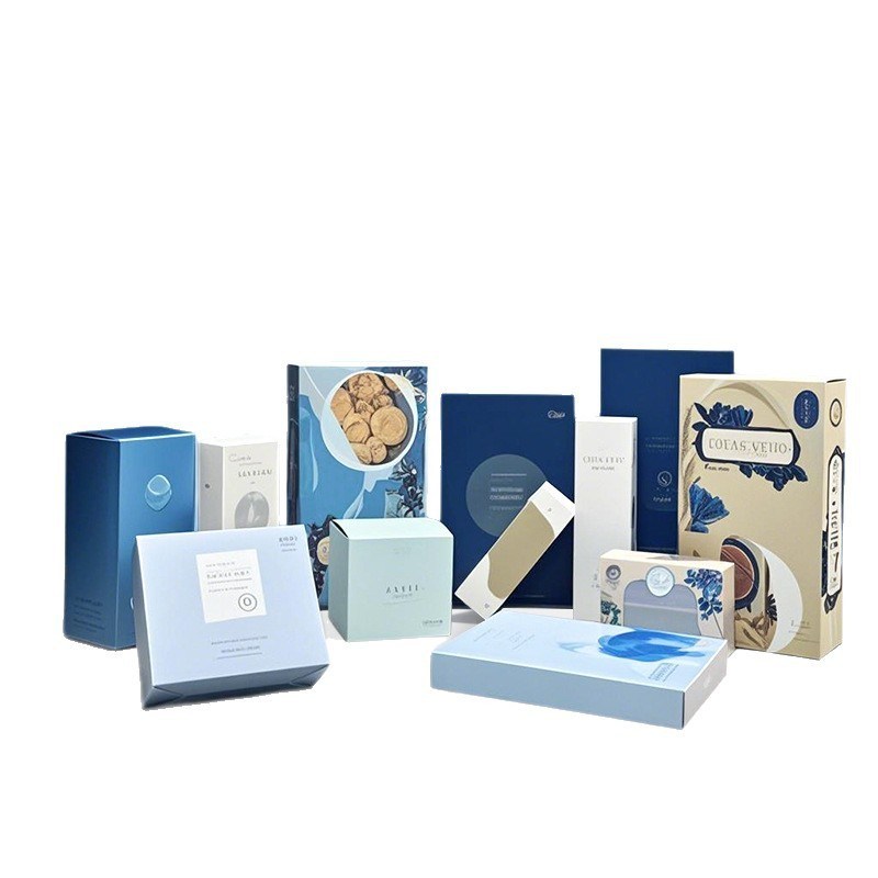 Προσαρμοσμένο Έγχρωμο Καλλυντικό Κουτί Συσκευασίας Λευκό CMYK Προσαρμοσμένα Χαρτονένια Κουτιά Αποστολής