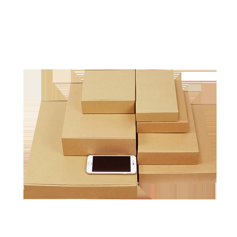 Custom Packaging Paper Box Folding Kraft Paper Carton Pattern Printing  Corrugated Paper Box