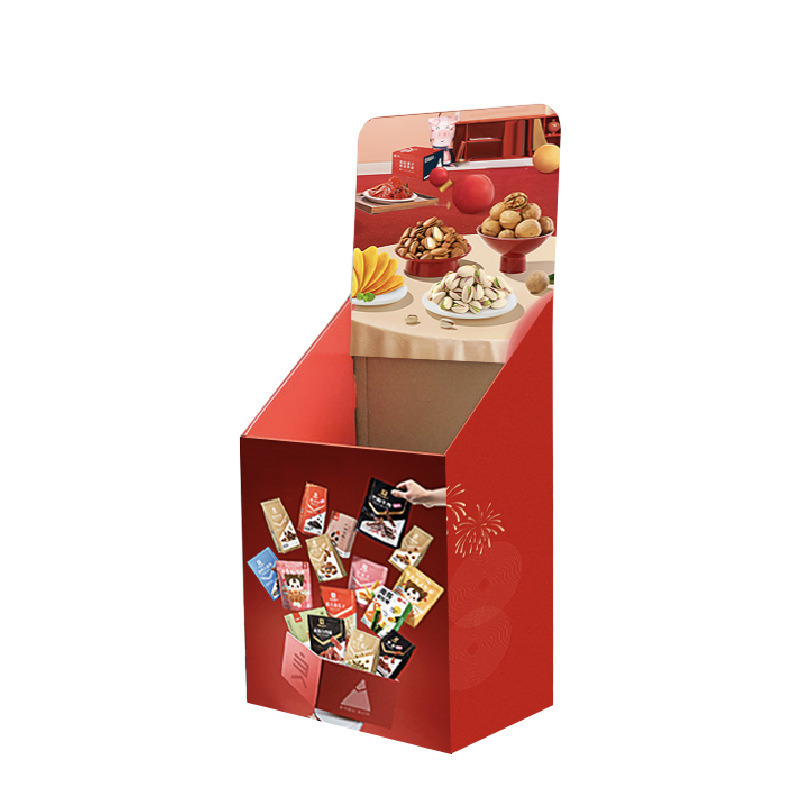 Hộp trưng bày ISO bằng giấy carton sóng, giá trưng bày bằng giấy carton sóng thân thiện với môi trường