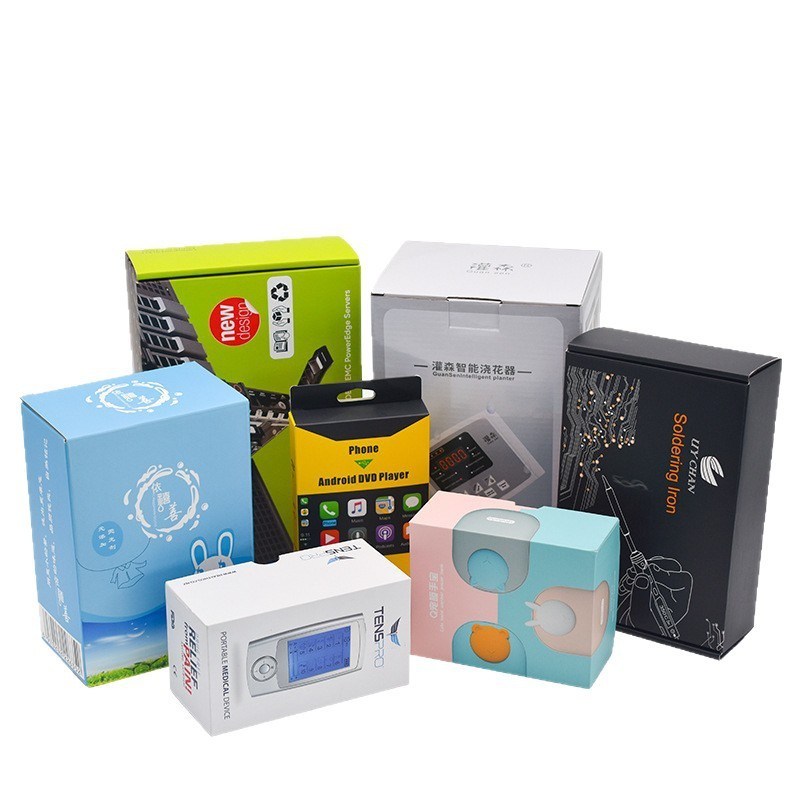 Stampa a colori Scatole di carta personalizzate Prodotto al dettaglio Cartone pieghevole Scatola ondulata