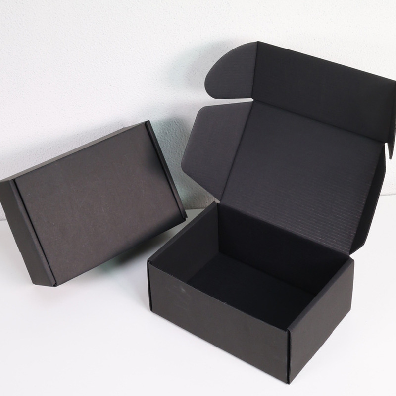 Rectangular Vibrant Corrugated Gift Boxes Logo Printing Corrugated Mailer Box