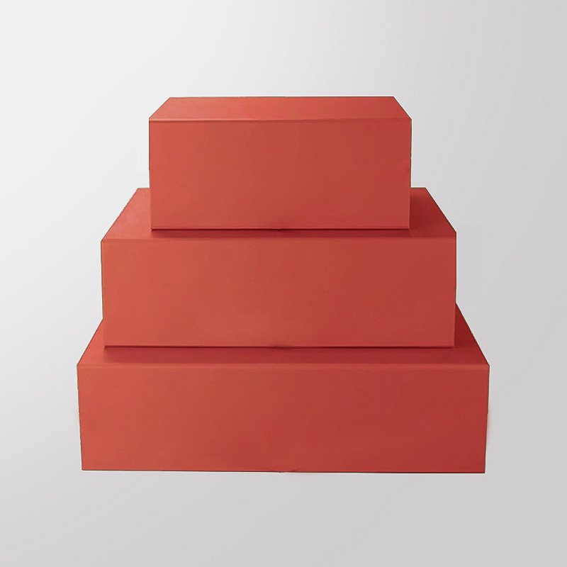 फोल्डेबल मैग्नेटिक फोल्डिंग बॉक्स जीवंत लाल हरा नारंगी नीला लक्जरी कॉस्मेटिक पैकेजिंग बॉक्स