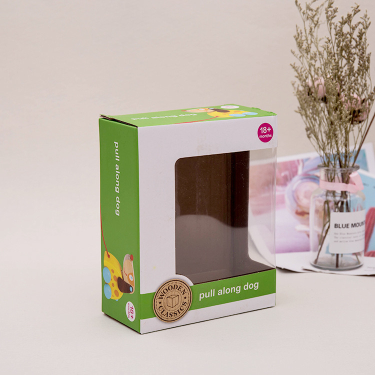 Portable Wooden  Shipping Display Boxes Custom Logo Printing Corrugated Packaging Box