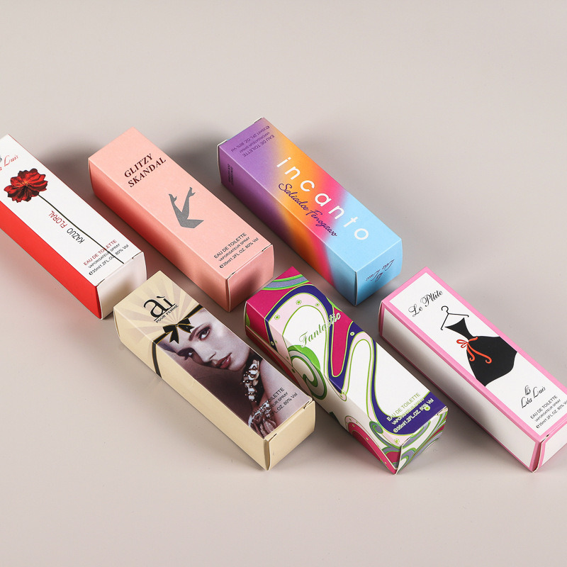 Printed Paper Boxes White Cardboard Coated Paper With Hot Stamping And UV Coating Options Custom