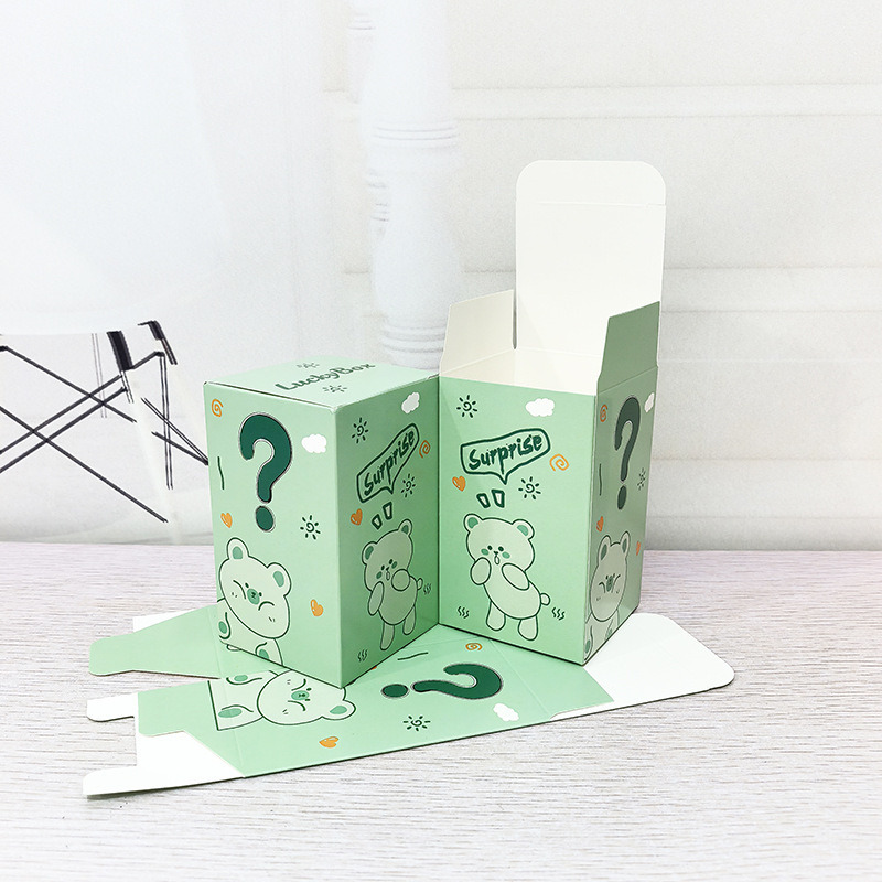 Custom Printed Surprise Lucky Blind Boxes  Colorful Packaging For Toys Trendy Figures & Gift Presents