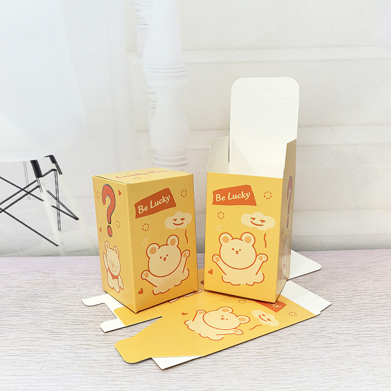 Custom Printed Surprise Lucky Blind Boxes  Colorful Packaging For Toys Trendy Figures & Gift Presents