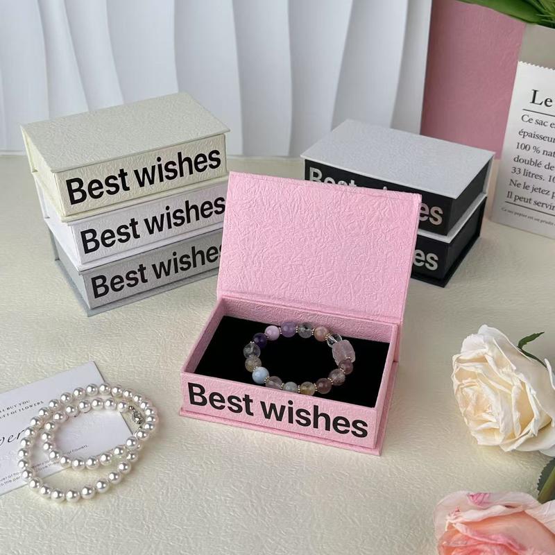 Crystal Bracelet Packaging Box Magnetic Gift Box Flip Gift Box Jewelry Box Packaging Jewelry Box