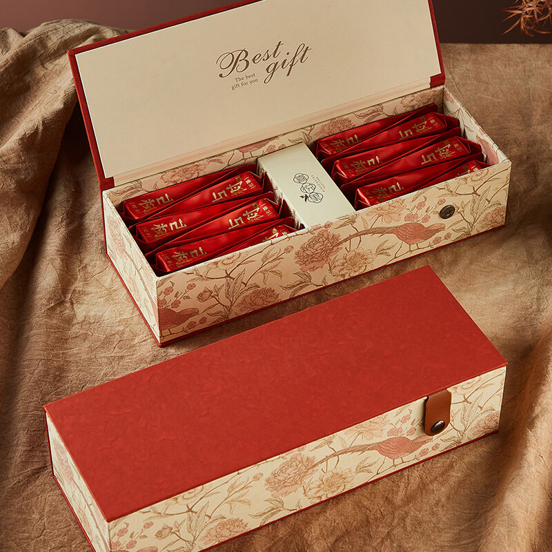Custom Logo Tea Gift Box – Printed & Gold Foil/UV Finished Packaging For Loose Leaf Tea Sets (Vintage Floral Design Option)