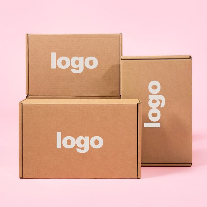 Eco Friendly Durable Natural Custom Logo Pack Folding Shipping Mailing ...