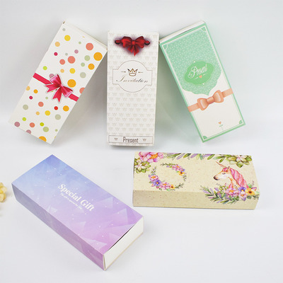 Rectangular Paper Packaging Box Water Resistance Offset Printing Underwear Gift Boxes